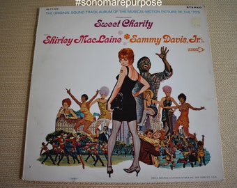 Sammy Davis Jr. Sweet Charity / Shirley MacLaine Vinyl 33 LP Pop Music Vintage Vinyl Record Album Stereo 1969,Sammy Davis, Rat Pack, DL71502
