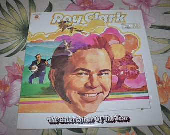 Roy Clark – The Entertainer Of The Year Vintage Album Record SABB-11264, Folk Record, Country Record, Vinyl Record, Roy Clark