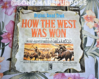 How the West was Won Debbie Reynolds Original Vintage Vinyl Record Album Stereo 1967, MGM Records, Original Sound Track Recording