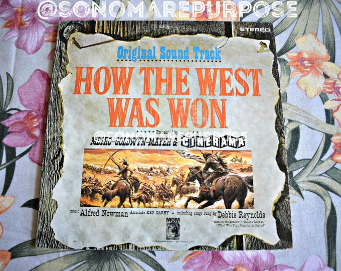 How the West was Won Debbie Reynolds Original Vintage Vinyl Record Album Stereo 1967, MGM Records, Original Sound Track Recording