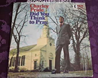 Vintage Charley Pride Did You Think To Pray 1971. Vintage Vinyl Record LP Album, Near Mint Album Record, Charley Pride Country, Country Folk