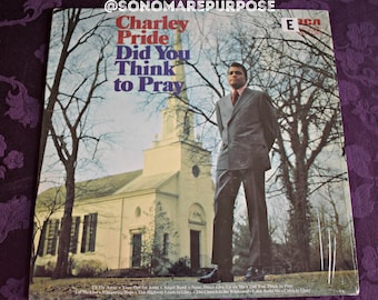 Vintage Charley Pride Did You Think To Pray 1971. Vintage Vinyl Record LP Album, Near Mint Album Record, Charley Pride Country, Country Folk