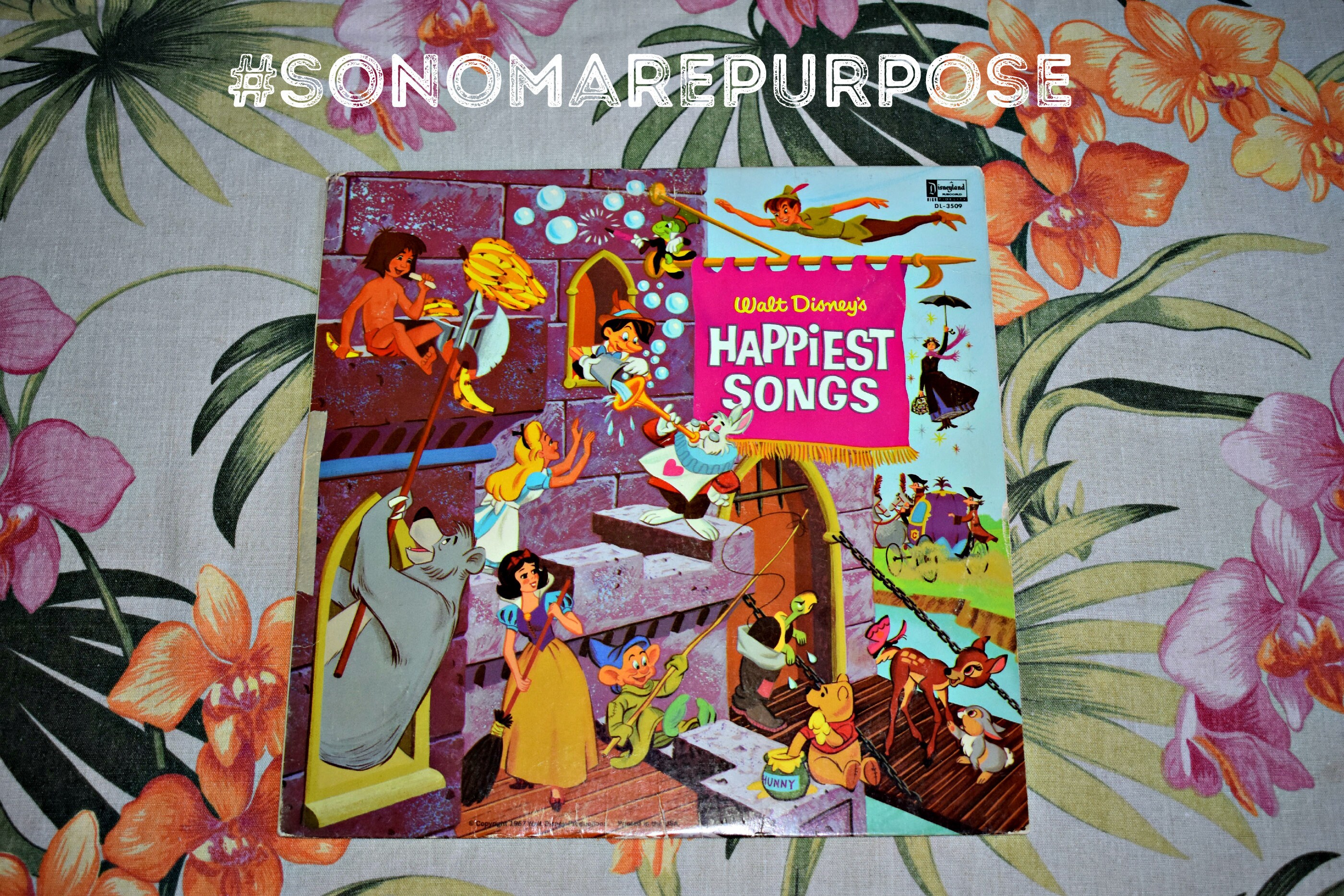 Walt Disney's Happiest Songs レコード VINTAGE Walt Disney's Happiest Songs Collector's LP Record