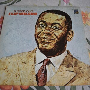 Vintage Flip Wilson – Flipped Out Vintage Vinyl Comedy Record SUS 5297, Flip Wilson Comedian, Flipped Out, The Devil made me do it, Comedy