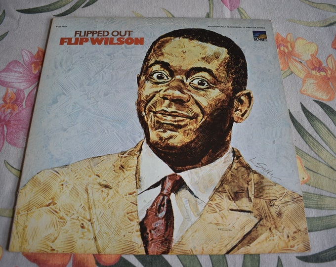 Vintage Flip Wilson – Flipped Out Vintage Vinyl Comedy Record SUS 5297, Flip Wilson Comedian, Flipped Out, The Devil made me do it, Comedy