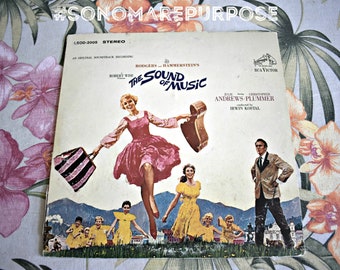 The Sound of Music Original Soundtrack RCA Victor (LSOD-2005) Record Vinyl 1965, Julie Andrews, Christopher Plummer, Musical