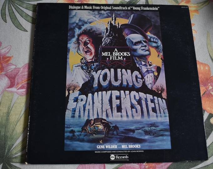 Vintage John Morris – Dialogue & Music From Original Soundtrack Of "Young Frankenstein" Vinyl Record ABCD-870, Mel Brooks, Gene Wilder