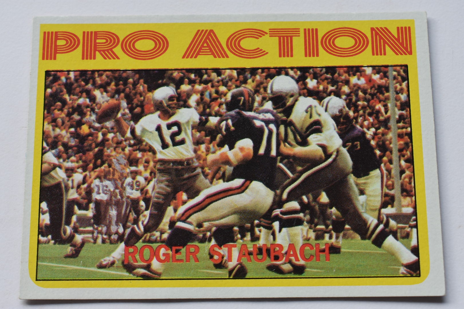 1972 Topps 122 Roger Staubach Pro Action Rookie Card Dallas Cowboys Hall of  Famer, National Football League, NFL, Football Sports, Cards 