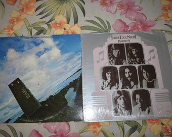 2 Three Dog Night Vintage Vinyl LP Records,Naturally DSX50088 & Harmony DSX50108 Vinyl Record Albums 1970's, Vinyl Record Album Record