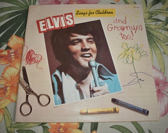 Vintage Elvis – Elvis Sings For Children And Grownups Too! Vinyl LP Record, Album Record, Elvis Presley Music, CPL1-2901