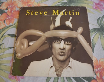 Steve Martin – Lets get Small, Vintage Vinyl Comedy Record BSK 3090, Saturday Night Live Comedian, Steve Martin Musician and Comedian