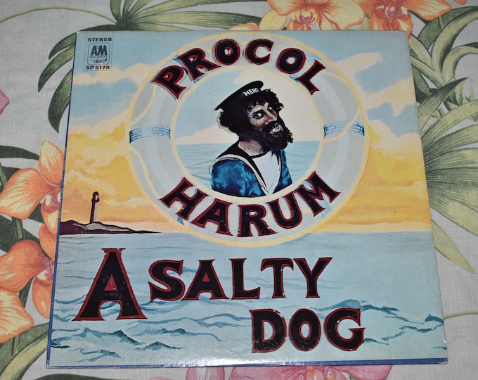 Vintage Procol Harum – A Salty Dog Prog Rock Vinyl Record LP Album SP 4179, Vintage Record, Rock Record,Rock and Roll Vinyl,Psychedelic Rock