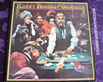 Vintage Kenny Rogers The Gambler 1978. Vintage Vinyl Record LP Album, Near Mint Album Record, Kenny Rogers Country, Country Folk