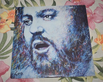 Verismo Arias Pavarotti with Booklet 1980 London LDR 10020 Vintage Vinyl Record, The National Philharmonic Orchestra