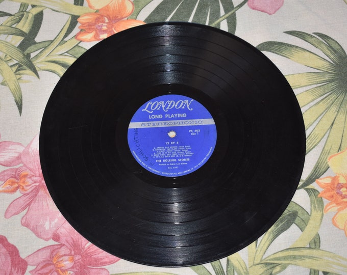 Vintage 1960's The Rolling Stones – 12 X 5 Vinyl LP Record PS 402, Rock n Roll, Hard Rock Music, Rock Music, Rolling Stones