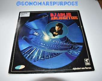 DJ Adlib Adlibertine Vinyl deutsch HipHop Rap Indie Vinylism Techno RARE Stereo LP Album Record Vintage, Rap Hip Hop Vinyl Record,Rap Record