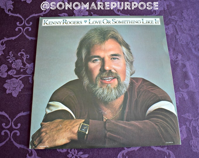 Vintage Kenny Rogers Love Or Something Like It 1978, Vintage Vinyl Record LP Album, Near Mint Album Record,Kenny Rogers Country,Country Folk