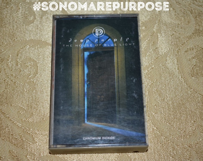 Vintage Deep Purple The House of Blue Light Cassette Tape, Hard Rock n Roll, Hard Rock Music, Rock n Roll Music,