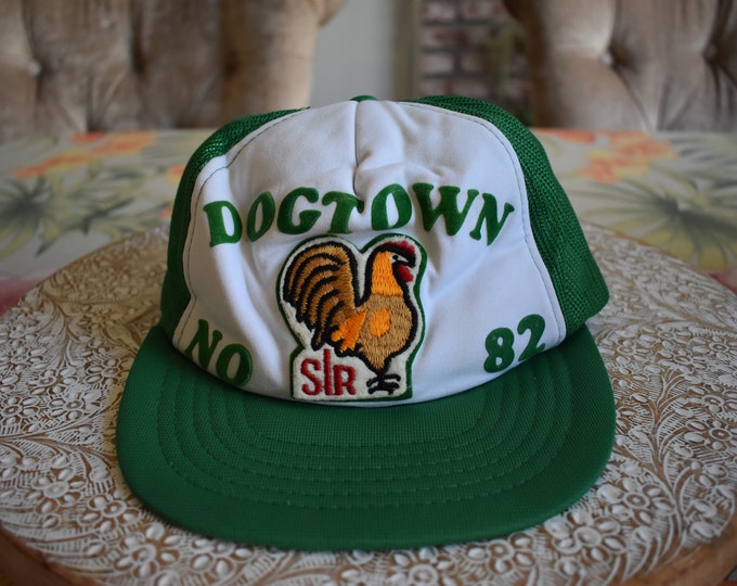 Vintage SR Dogtown No. 82 Baseball Snap Back Hat One Size Fits All Hat / Cap, Vintage Chicken Logo Baseball Snap Back Hat