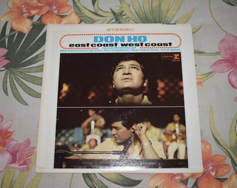 Vintage Don Ho Live – East Coast West Coast, RARE Vintage Record, Vintage Hawaii, Hawaiian,Music, Hawaiian Vinyl Record Album, RS 6244