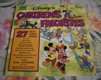 Vintage Walt Disney's Disney's Children's Favorites Volume III Vinyl Record LP 2525 Vintage 1986 Vintage Record,Childrens Record,Kids Record