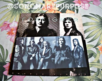 Foreigner Double Vision 1978, LP Album Vintage Record, Rock Record, Rock and Roll Record, Lou Gramm, Mick Jones, Foreigner Music