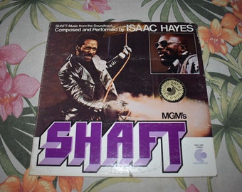 Issac Hayes "Shaft" Sountrack Vinyl 2LP - Enterprise Records ENS2-5002 (1971), Movie Soundtrack Record, SHAFT, Issac Hayes Movie Star