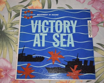 Victory  Richard Rodgers – Victory At Sea S-44 Stereo Great Condition, RARE Vintage Record, Vintage Hawaii, Hawaiian, Hawaii