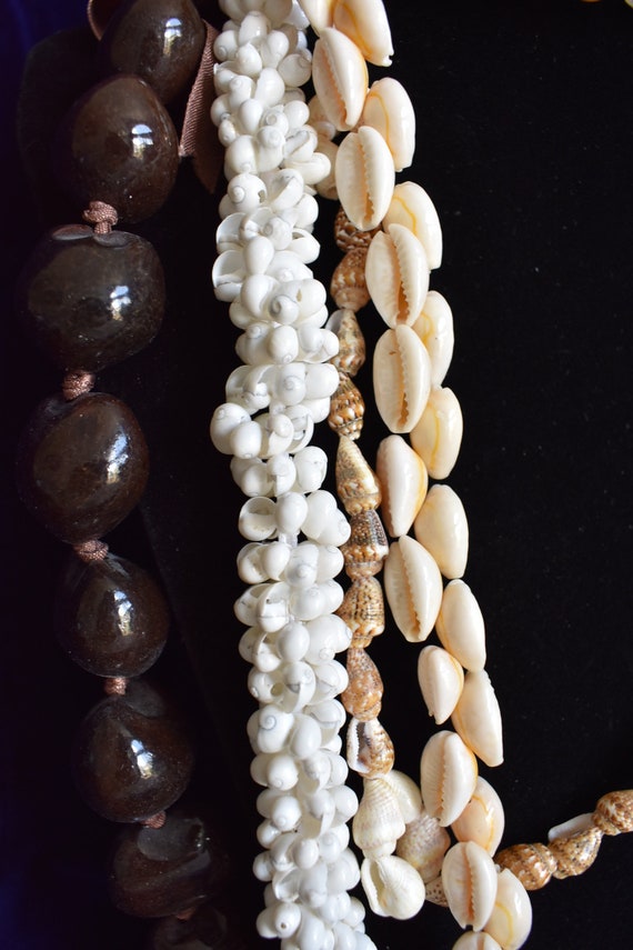 Misc Lot of Vintage Polynesian Sea Shell Necklaces