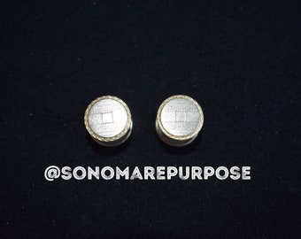 Baer & Wilde Kum A Part Cuff Links Vintage Art Deco 1920's Geometric w/Squares, Antique Cuff Links, Vintage Cuff Links, Art Deco Style,Links