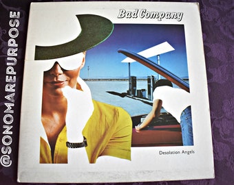 Bad Company – Desolation Angels 1979, Vintage Vinyl LP Record Vintage Album Record, Rock and Roll Music