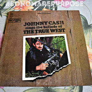 Johnny Cash Sings The Ballads Of The True West 2 Record Set C2S 838 Vinyl Vintage Rare Album Record, Country Record, Country