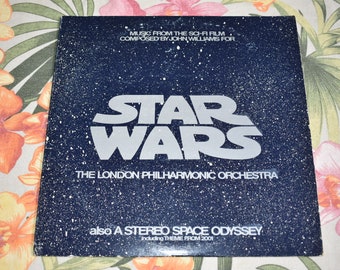 Vintage John Williams, The London Philharmonic Orchestra – Star Wars / A Stereo Space Odyssey vinyl record, Space Odyssey,Star Wars,SGA 1000