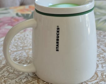 STARBUCKS Chubby Mermaid 16 oz. Travel No Spill Coffee Tea Mug Cup Collectible, Retired,Starbucks Retro Coffee Mug,Starbucks Label,Starbucks