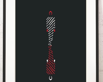 David Bowie 'Lazarus' Art Print: Giclee Gallery Wall Decor