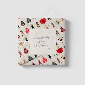 David Bowie Gift Wrapping Sheets
