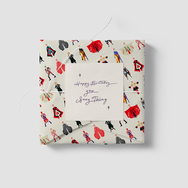 David Bowie Gift Wrapping Sheets