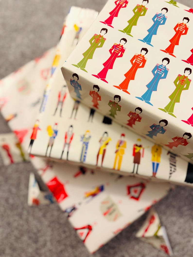 The Beatles Gift Wrapping Sheets