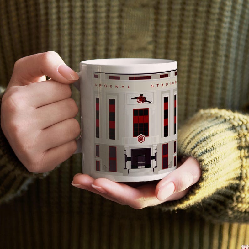 Arsenal Stadium Art Deco Coasters, Gifts for Gunners, Highbury and ...