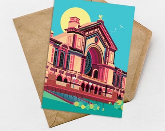 Alexandra Palace Ally Pally London Mini Greeting Cards. A6 size and Free UK shipping