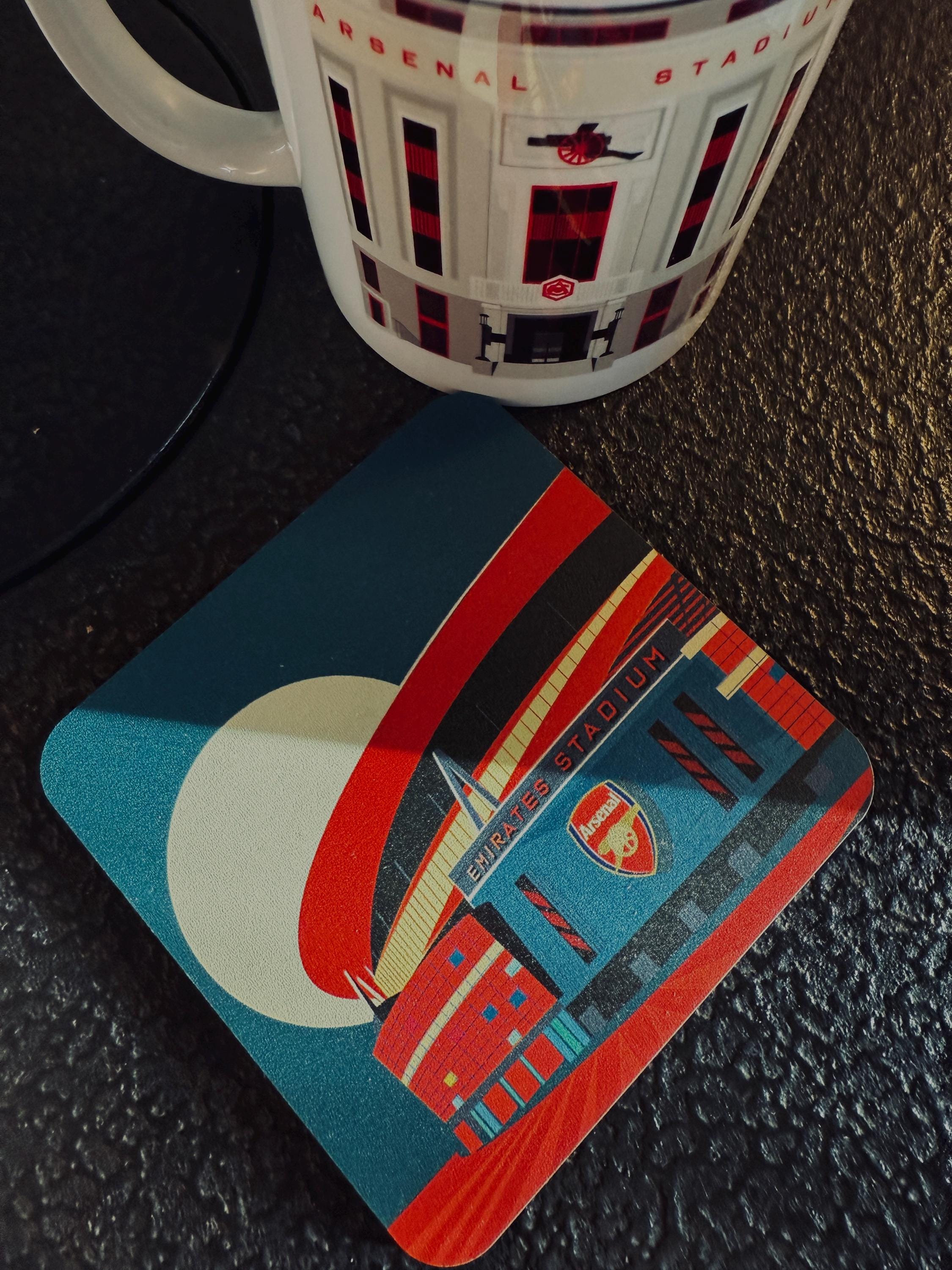 Arsenal Stadium Art Deco Coasters, Gifts for Gunners, Highbury and ...