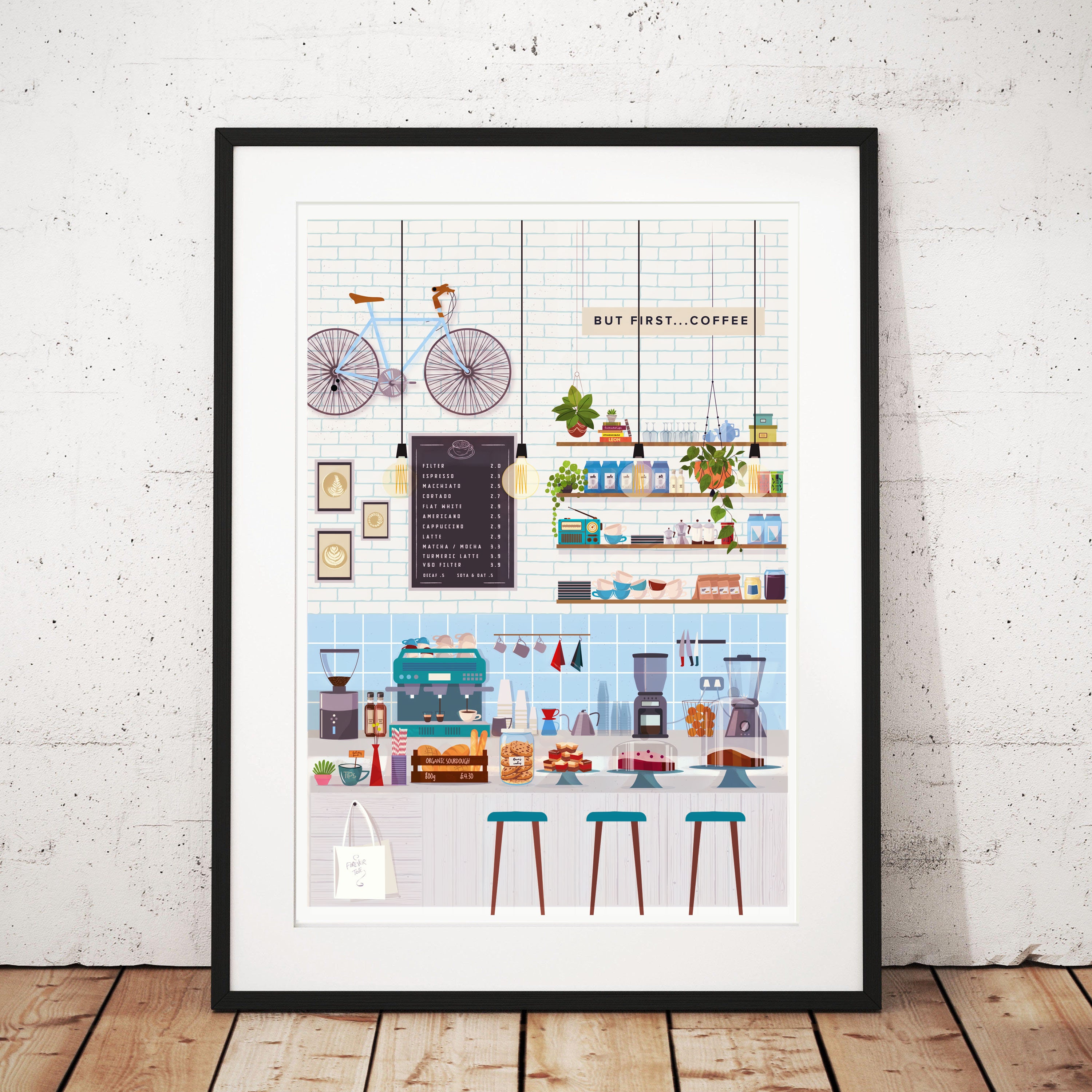 London Coffee House Print Coffee Poster Coffee Cafe Print Etsy