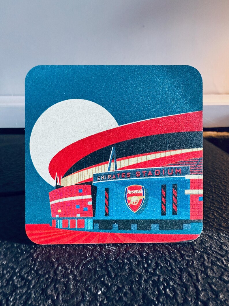 Arsenal Stadium Art Deco Coasters, Gifts for Gunners, Highbury and ...