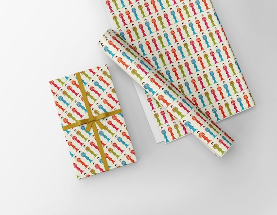 The Beatles Gift Wrap: Iconic Rock Band Wrapping Sheets (Set of 3)