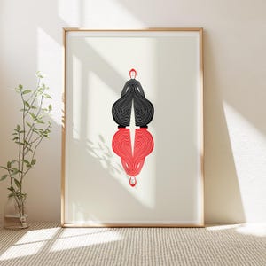 David Bowie inspired Art Print, The Cat from Japan. Gifts for Bowie Fans. Living room Wall Art. Housewarming gift. Gift for music lovers