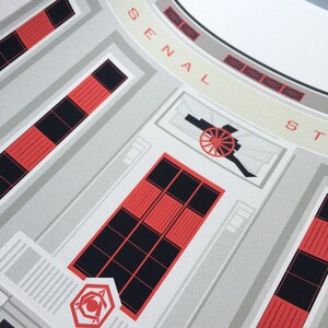 Exclusive Arsenal FC Stadium Art Bundle - Emirates & Highbury Prints + Cards. Perfect Gunners Gifts, Arsenal Gallery Décor