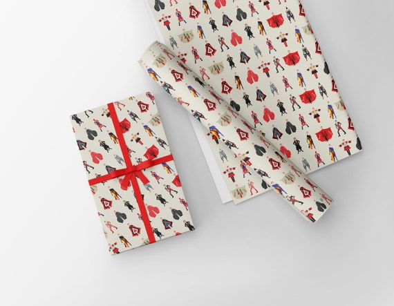 David Bowie Gift Wrap Sheet, Set of 3, 50 x 70cm size, Rolled wrapping sheets. Christmas Wrapping, Bowie Gifts, music themed gift wrap
