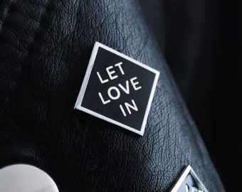 Let Love In Hard Enamel Pin / Life Club / Accessories / Patches & Pins / Lapel Pins / Fashion Pin / Nick Cave / Cute Pin / Love Pin
