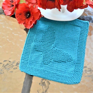 Knitting PATTERN cloth, only in ENGLISH, written instructions with diagram, easy to knit