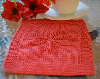 PATTERN knit cloth only in ENGLISH, written instructions with diagram.